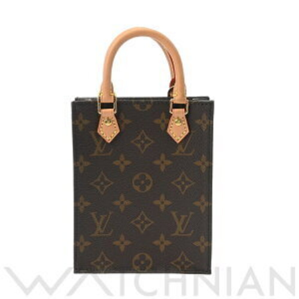 Louis Vuitton Monogram Sac Plat bag brown canvas handbag